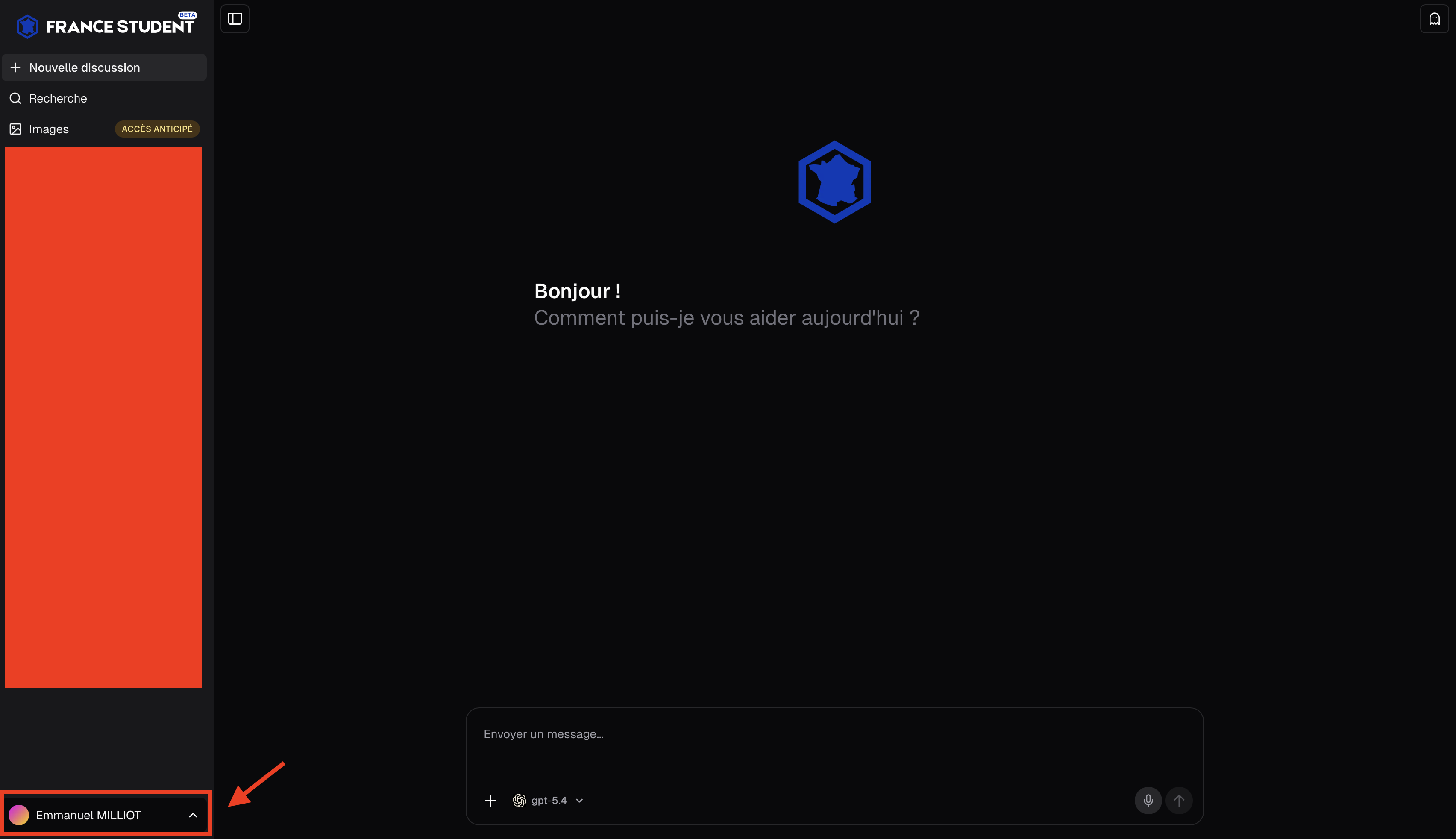Localisation mise en évidence des paramètres